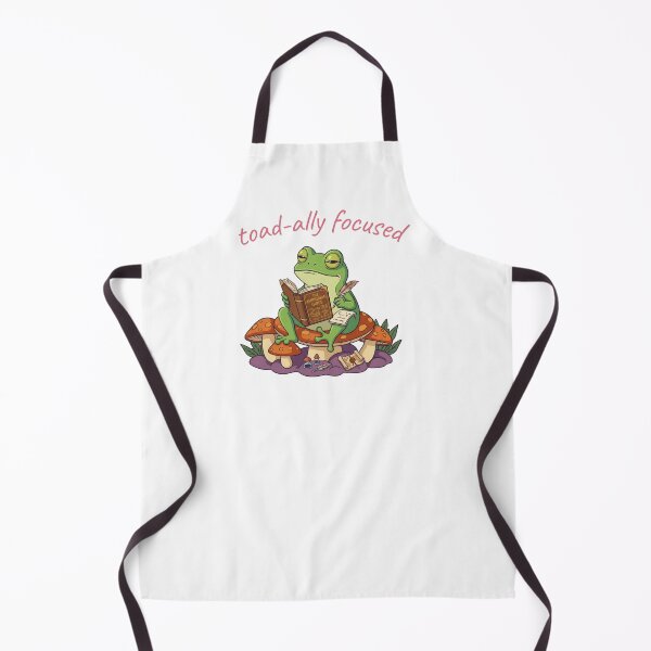 Item preview, Toad-ally Focused - Scholar Frog Reading "The Amphibian Guide" designed and sold by RohiMade.