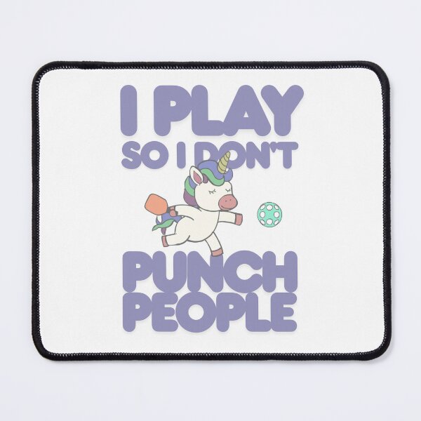 Item preview, Unicorn playing pickleball designed and sold by TaraPen.