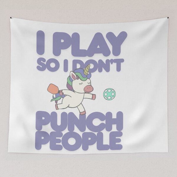 Item preview, Unicorn playing pickleball  designed and sold by TaraPen.