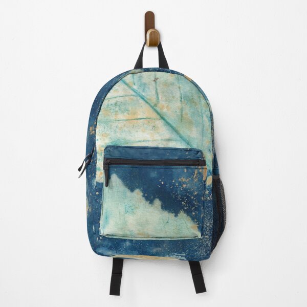 Item preview, Moon-Washed Leaves – Cyanotype + Mixed Media Gingko Leaf designed and sold by NicoleGiger.Studio.