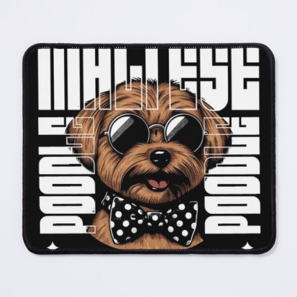Item preview, Stylish Maltese Poodle Mix - Your New Best Friend Retro Art designed and sold by GenZFashion000.
