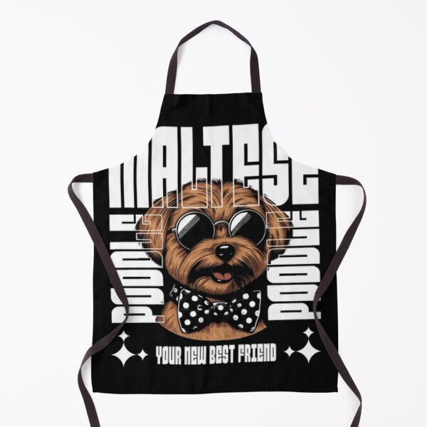 Item preview, Stylish Maltese Poodle Mix - Your New Best Friend Retro Art designed and sold by GenZFashion000.