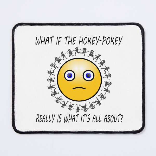 Item preview, What If the Hokey-Pokey Really Is What It’s All About? – Existential Horror Emoji Art designed and sold by Lainey1978.