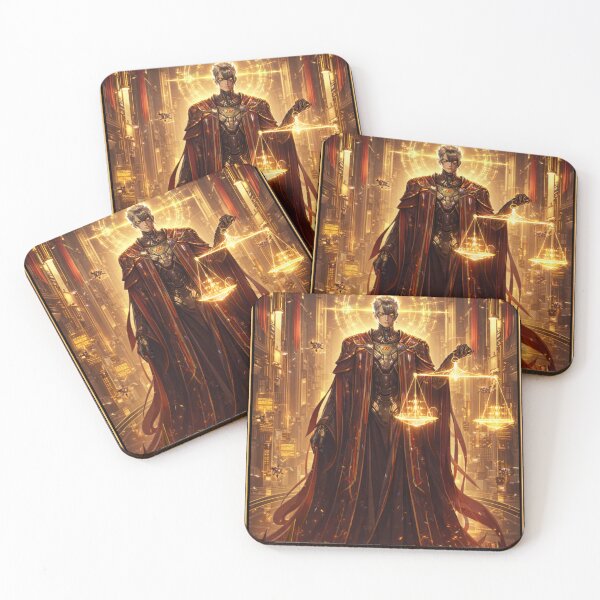 Item preview, Tech’s Mechs Tarot – Justice designed and sold by TechsTrinkets.