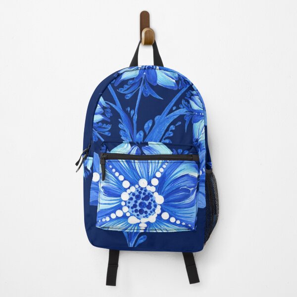 Item preview, Bouquet of blue flowers, Ukraine art, Petrykivka style, author's drawing designed and sold by Sunflower-7.