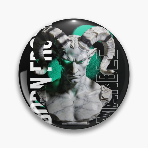 Item preview, Baphomet Marble Statue – Dark Occult Mythology Aesthetic designed and sold by Marble Void.