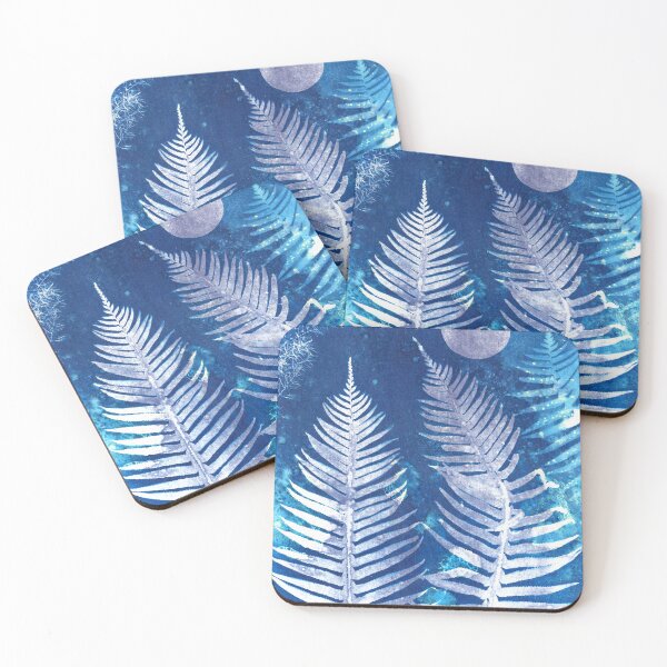 Item preview, Night Garden – Cyanotype Botanical Art Print designed and sold by NicoleGiger.Studio.