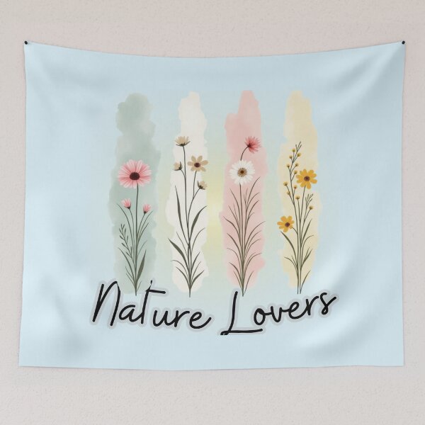 Item preview, Nature Lovers - Watercolor Wildflower Panels designed and sold by PriyaMagic.
