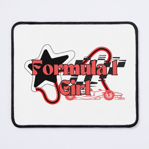 Item preview, Formula 1 Girl Sticker F1 Fan Sticker Women Racing Girl Sticker Grand Prix F1 Car Checkered Flag Retro F1 Gift Drive to Survive Fan designed and sold by PJZShop.