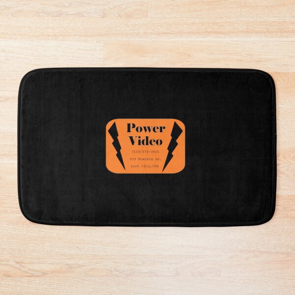 Item preview, Power Video with lightning bolts phone and address designed and sold by dragonmotor7.