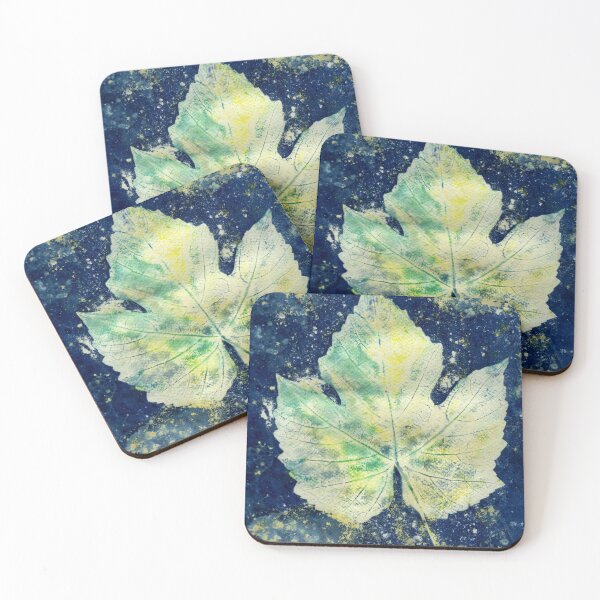 Item preview, Maple Leaf – Cyanotype Mixed Media designed and sold by NicoleGiger.Studio.