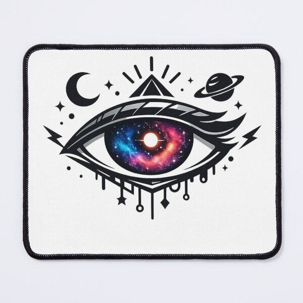 Item preview, Cosmic Eye Mystical Galaxy | Third Eye Universe Art | Celestial Eye Illustration designed and sold by Unsololugar.
