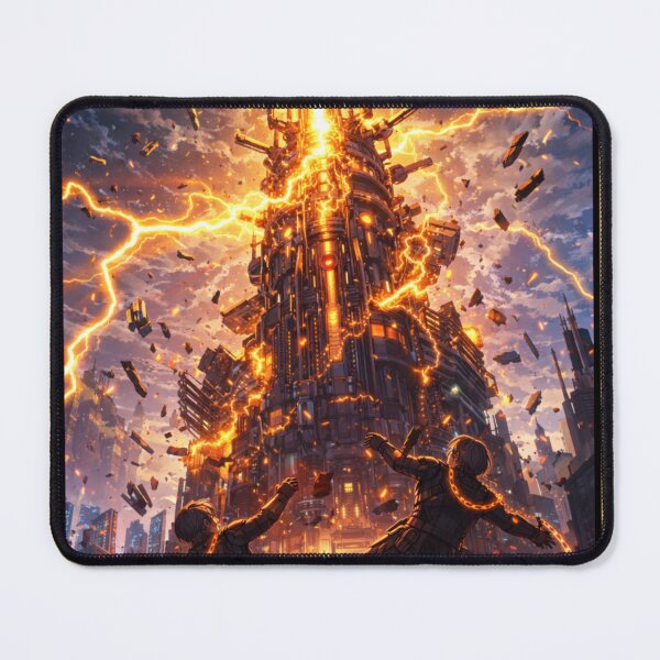 Item preview, Tech’s Mechs Tarot – The Tower designed and sold by TechsTrinkets.