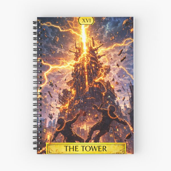 Artikelvorschau, Tech’s Mechs Tarot – Der Turm entworfen und verkauft von TechsTrinkets.