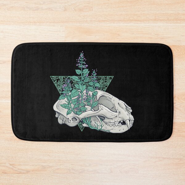 Item preview, Gothic Cat Skull And Ferns Anatomy designed and sold by xuxqhpbmr34.