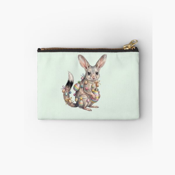 Item preview, Watercolor Easter Bilby with Colorful Eggs - Australian Wildlife Art designed and sold by Wennebabs.