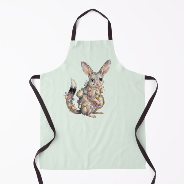 Item preview, Watercolor Easter Bilby with Colorful Eggs - Australian Wildlife Art designed and sold by Wennebabs.