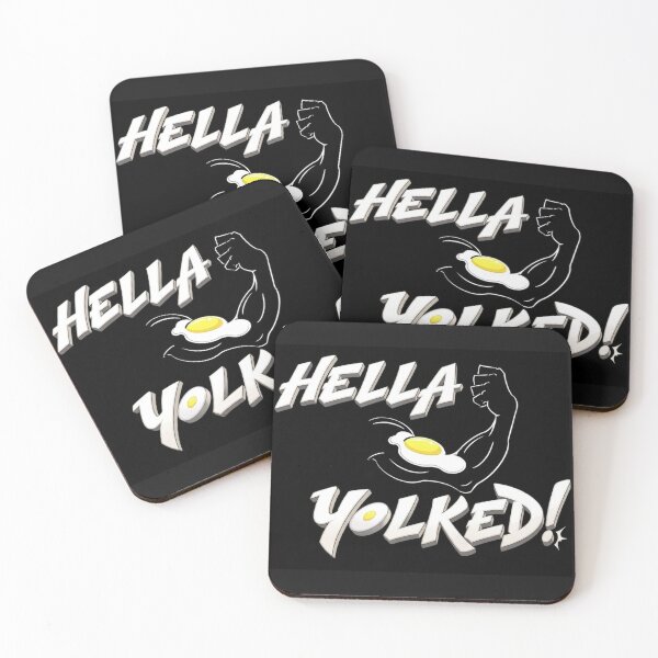 Item preview, Hella Yolked Funny Fitness Muscle Egg Pun designed and sold by KabronX.