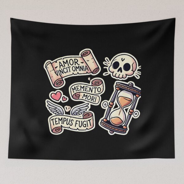 Item preview, Amor Vincit Omnia Latin Phrase Gothic Art designed and sold by xuxqhpbmr34.