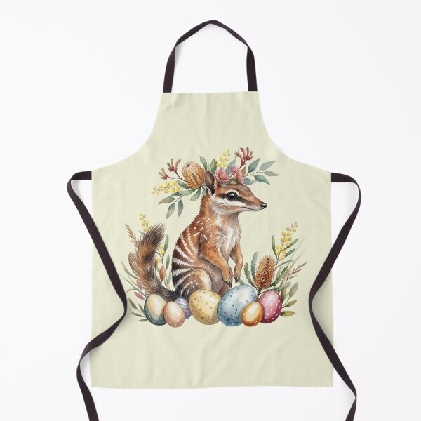 Item preview, Easter Numbat with Native Wildflowers - Cute Australian Wildlife Easter Art designed and sold by Wennebabs.