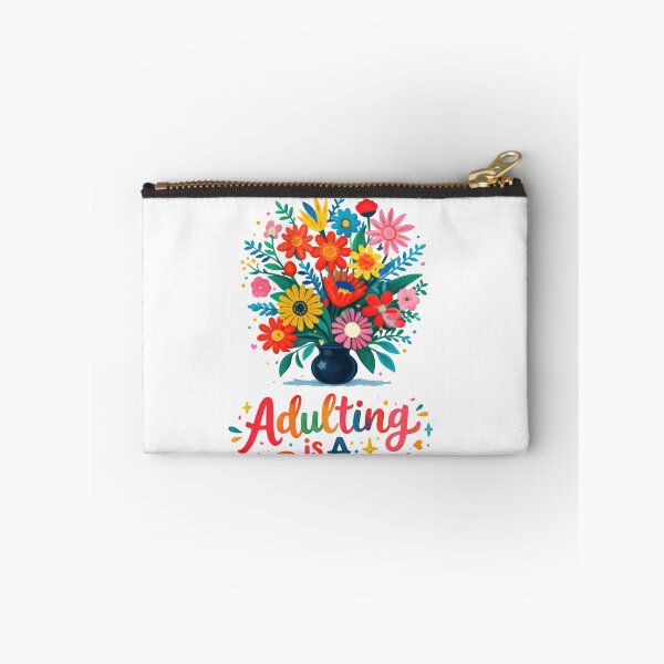 Item preview, Adulting Is A Scam Sarcastic Funny Adulting Meme designed and sold by SkeletonsDanger.