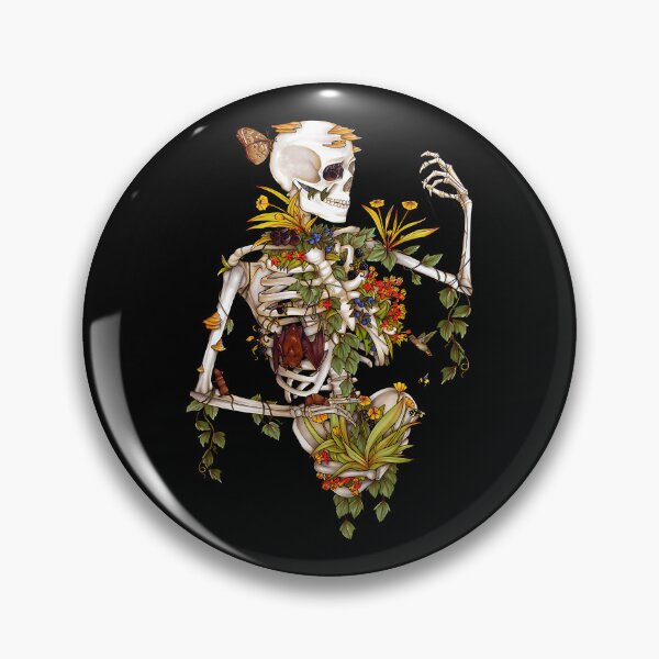 Item preview, Bones And Botany Floral Skeleton Art designed and sold by xuxqhpbmr34.