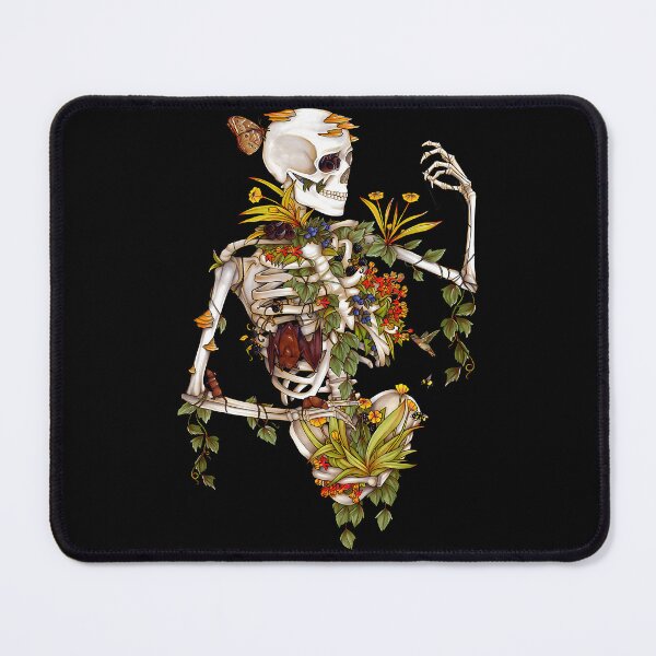 Item preview, Bones And Botany Floral Skeleton Art designed and sold by xuxqhpbmr34.