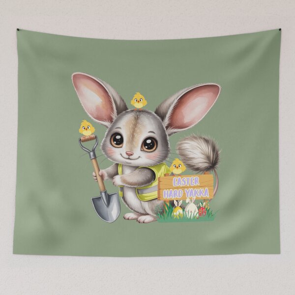 Item preview, Australian Outback Animal - Easter Bilby - Cute Tradie  designed and sold by Wennebabs.