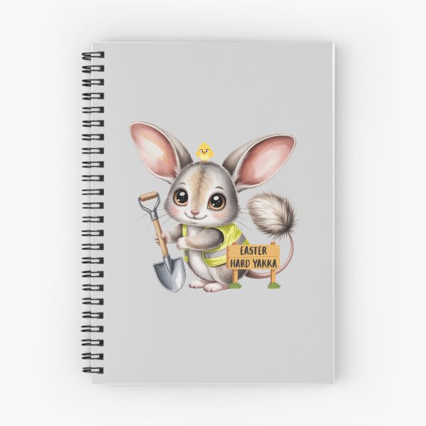 Item preview, Easter Bilby Hard Yakka – Funny Australian Tradie Easter Egg Hunt Illustration designed and sold by Wennebabs.