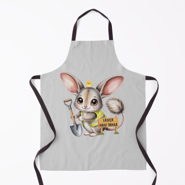 Item preview, Easter Bilby Hard Yakka – Funny Australian Tradie Easter Egg Hunt Illustration designed and sold by Wennebabs.