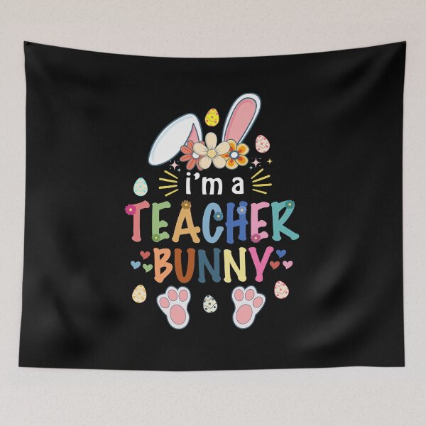Item preview, Im the teacher bunny funny easter school designed and sold by grayskull-art.