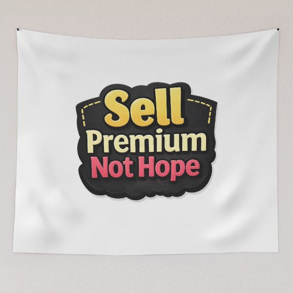 Item preview, Sell Premium Not Hope – Options Trader Shirt | Theta Gang Options Trading designed and sold by VolatilityEdge.
