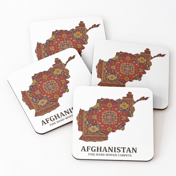 Item preview, Afghanistan Map Art - Fine Hand-Woven Carpets & Traditional Textile Heritage Design designed and sold by AbulailArt.