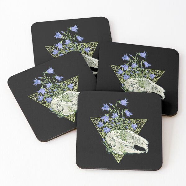 Item preview, Harebells Animal Skull Botanical Illustration designed and sold by vgggeirjpe25.