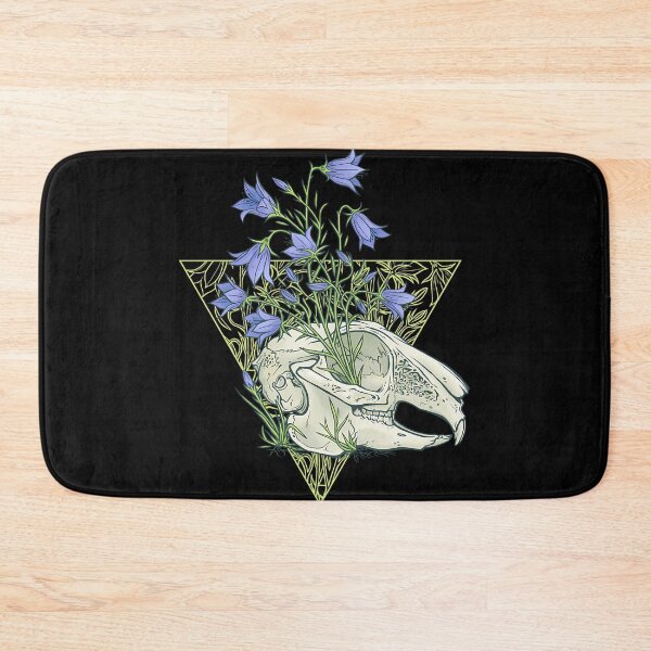 Item preview, Harebells Animal Skull Botanical Illustration designed and sold by vgggeirjpe25.