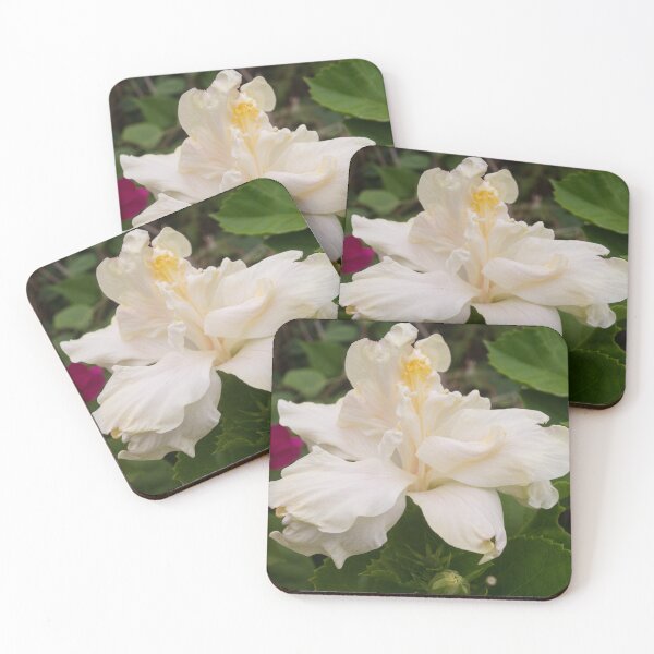 Item preview, Double White Hibiscus designed and sold by ROSE ANN BANILAR.