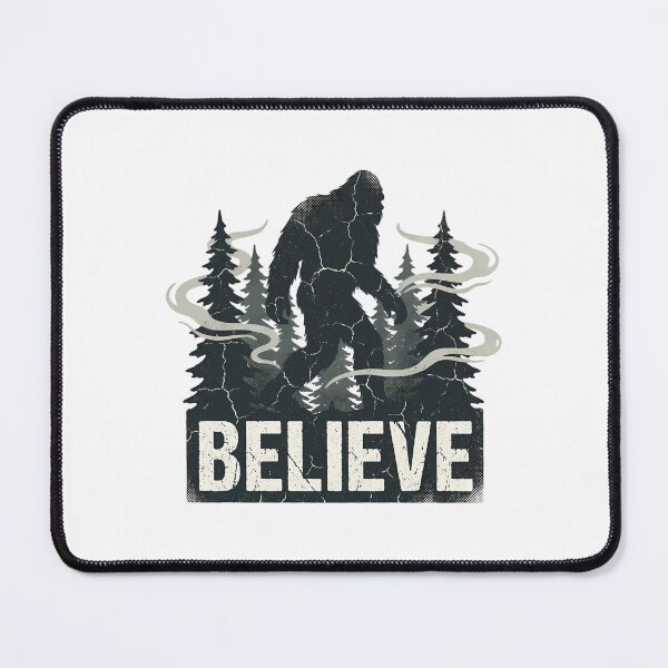 Item preview, Bigfoot Believe Forest Hunter Vintage Silhouette designed and sold by chattsuede.
