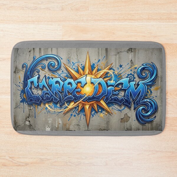 Item preview, Carpe Diem Graffiti Street Art Mural designed and sold by KabronX.