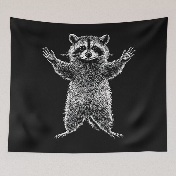 Item preview, Sefile Funny Dance Funny Retro Raccoons Rock Fan Music Gift designed and sold by MOHAMED FRASER.