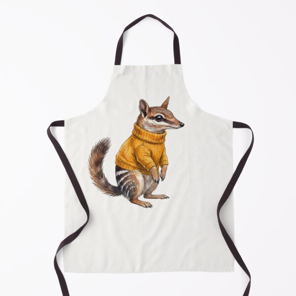 Item preview, Cute Numbat in Ochre Yellow Jumper - Cozy Australian Wildlife Art designed and sold by Wennebabs.