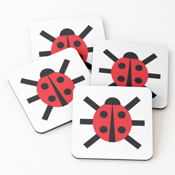Item preview,  Colorful Geometric Ladybug Made from Shapes designed and sold by MadeFromShapes.