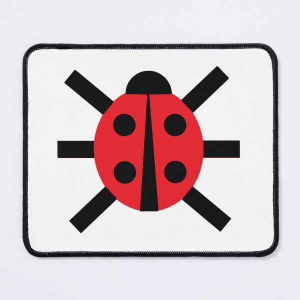 Item preview, Colorful Geometric Ladybug Made from Shapes designed and sold by MadeFromShapes.