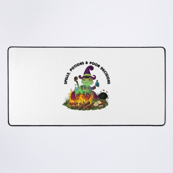 Item preview, Witch Frog brewing potions designed and sold by NormzCrafts.