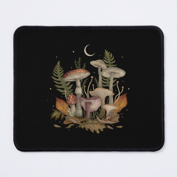 Item preview, Autumn Mushrooms Dark Academia Woodland designed and sold by vgggeirjpe25.