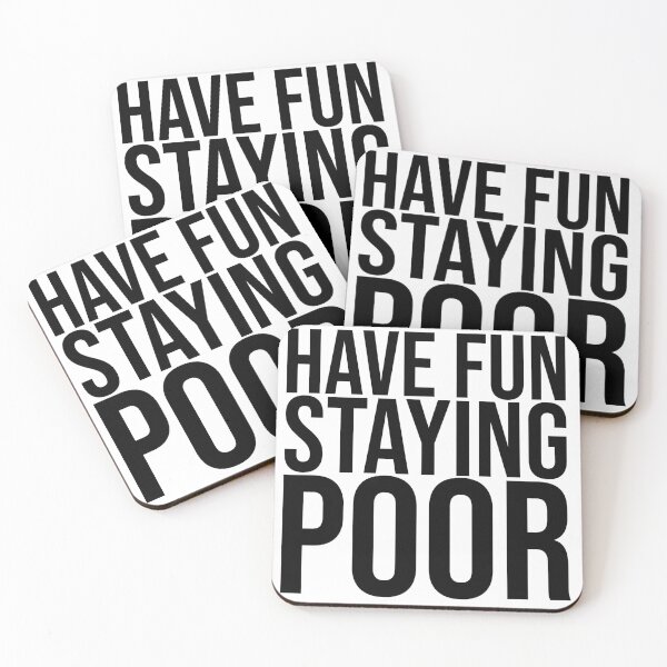 Item preview, Have Fun Staying Poor — Bitcoin Crypto Meme Gift designed and sold by SatoshiPress.