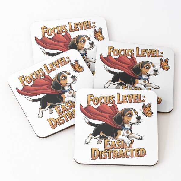 Item preview, Upgraded Funny Super Beagle Focus Level Easily Distracted Graphic designed and sold by Tong4130.