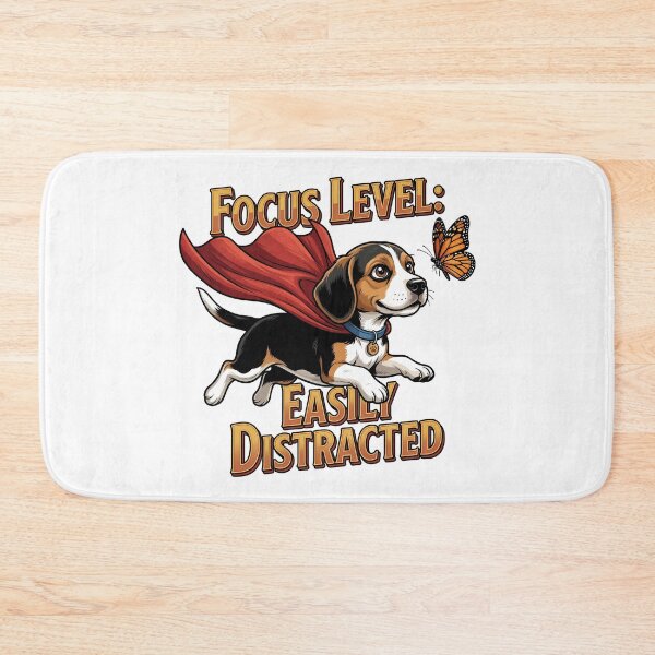 Item preview, Upgraded Funny Super Beagle Focus Level Easily Distracted Graphic designed and sold by Tong4130.