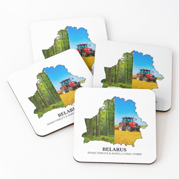 Item preview, Belarus Map Art - Pristine Dense Forests & Agricultural Power Heritage Design designed and sold by AbulailArt.