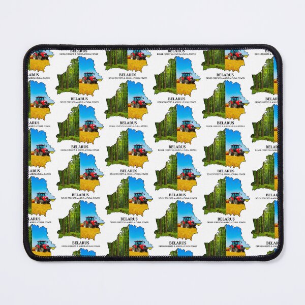 Item preview, Belarus Map Art - Pristine Dense Forests & Agricultural Power Heritage Design designed and sold by AbulailArt.