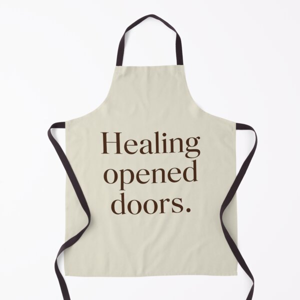 Item preview, Healing Opened Doors – Minimal Healing Quote Design designed and sold by Irene Catchmind.